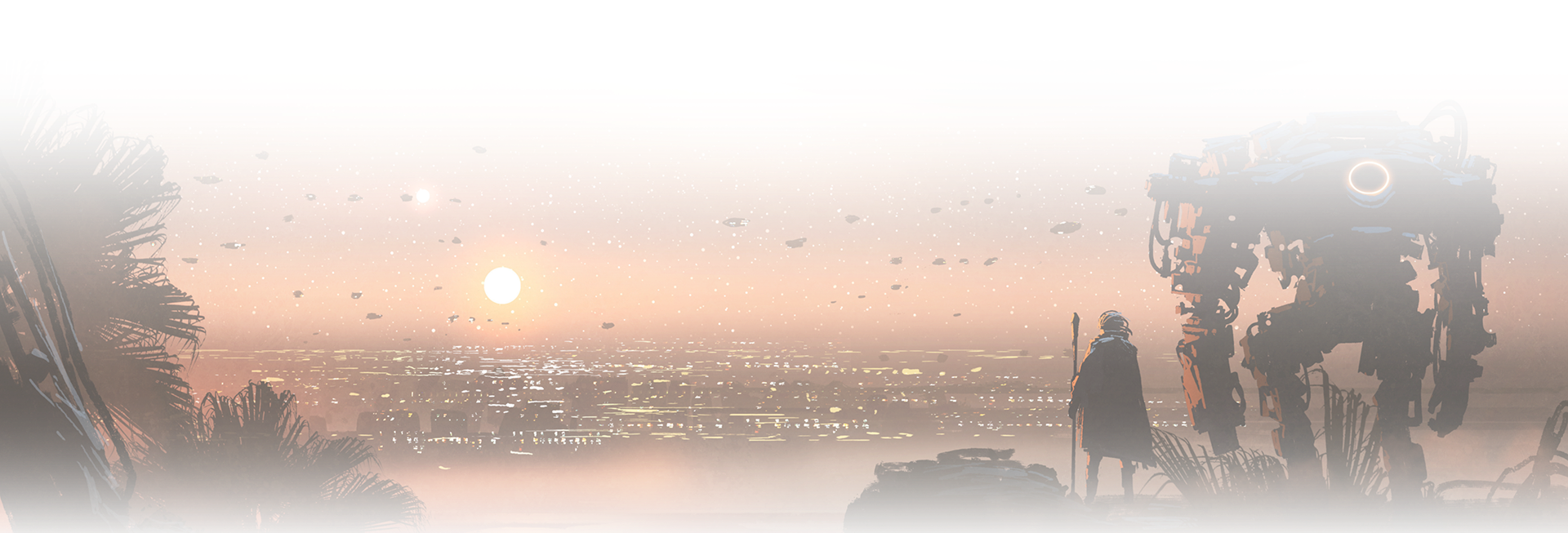 Footer background